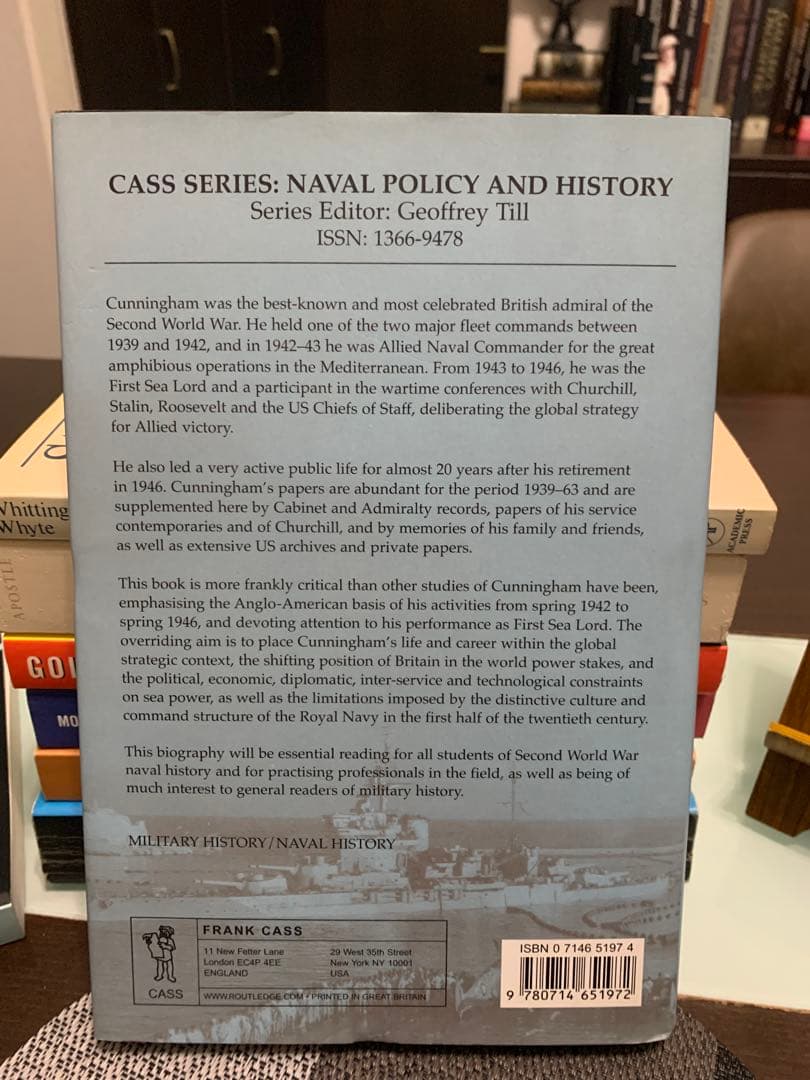 A Life of Admiral of… Andrew Cunningham