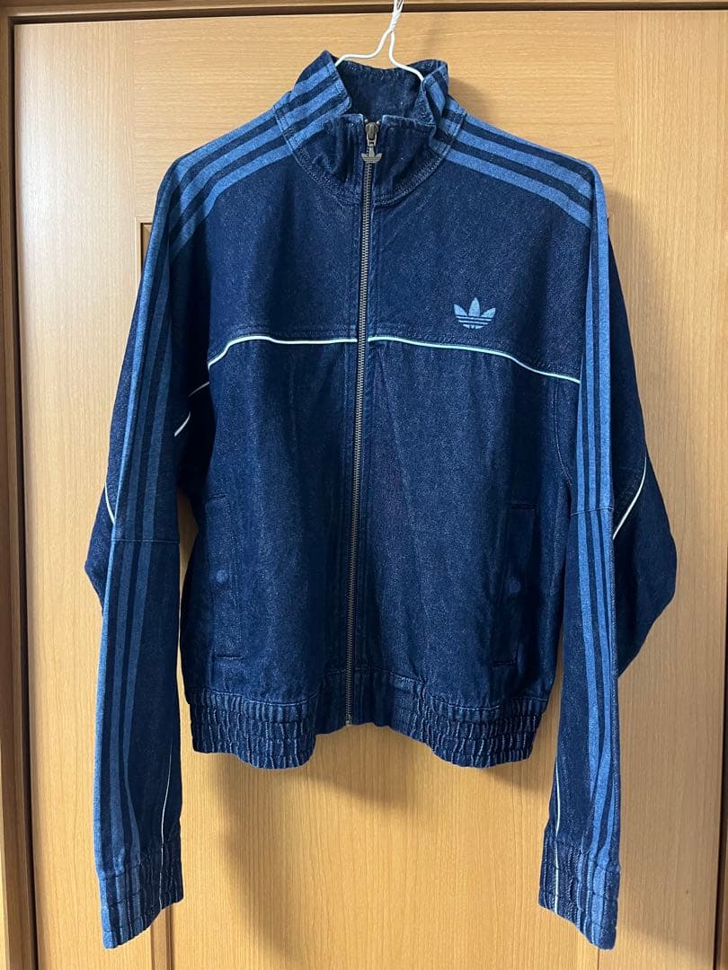 adidas トラックジャケット デニムジップアップジャケット