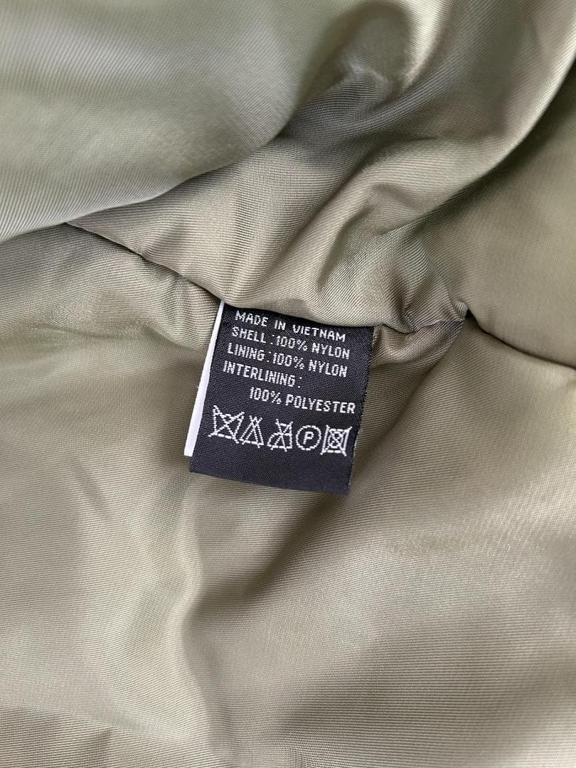 アルファインダストリー　N-3Bフライトジャケット オリーブグリーン　パーカー