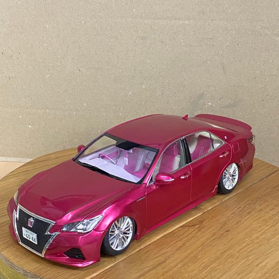 プラモデル完成品　アオシマ 1/24 214クラウンアスリート