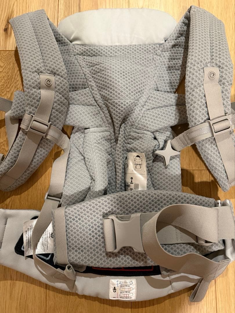 エルゴベビー　オムニブリーズ　パールグレー　ポーチ付