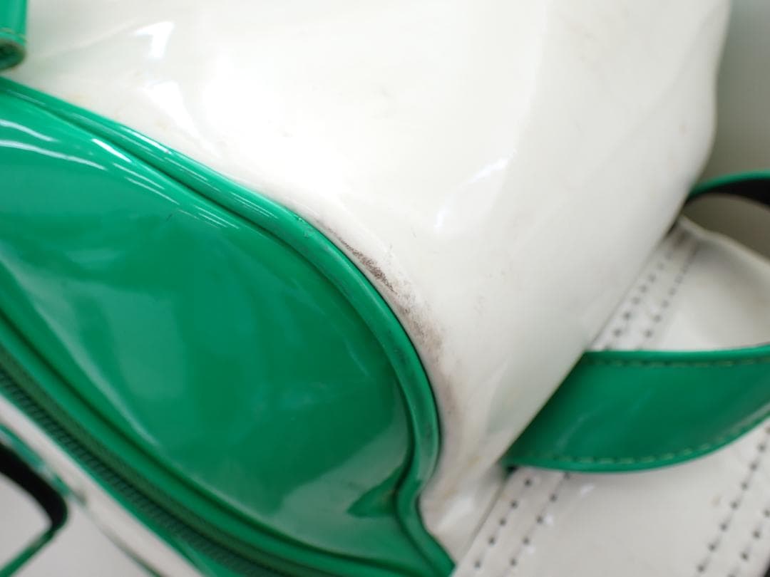 パーリーゲイツ ゴルフ キャディバッグ スマイル エナメル　a