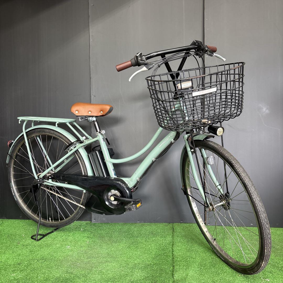 電動自転車 YAMAHA PAS ami グリーン　48★