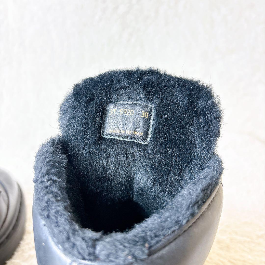 PRADA プラダ 厚底 トレッキングブーツ ボア 38 プラダスポーツ