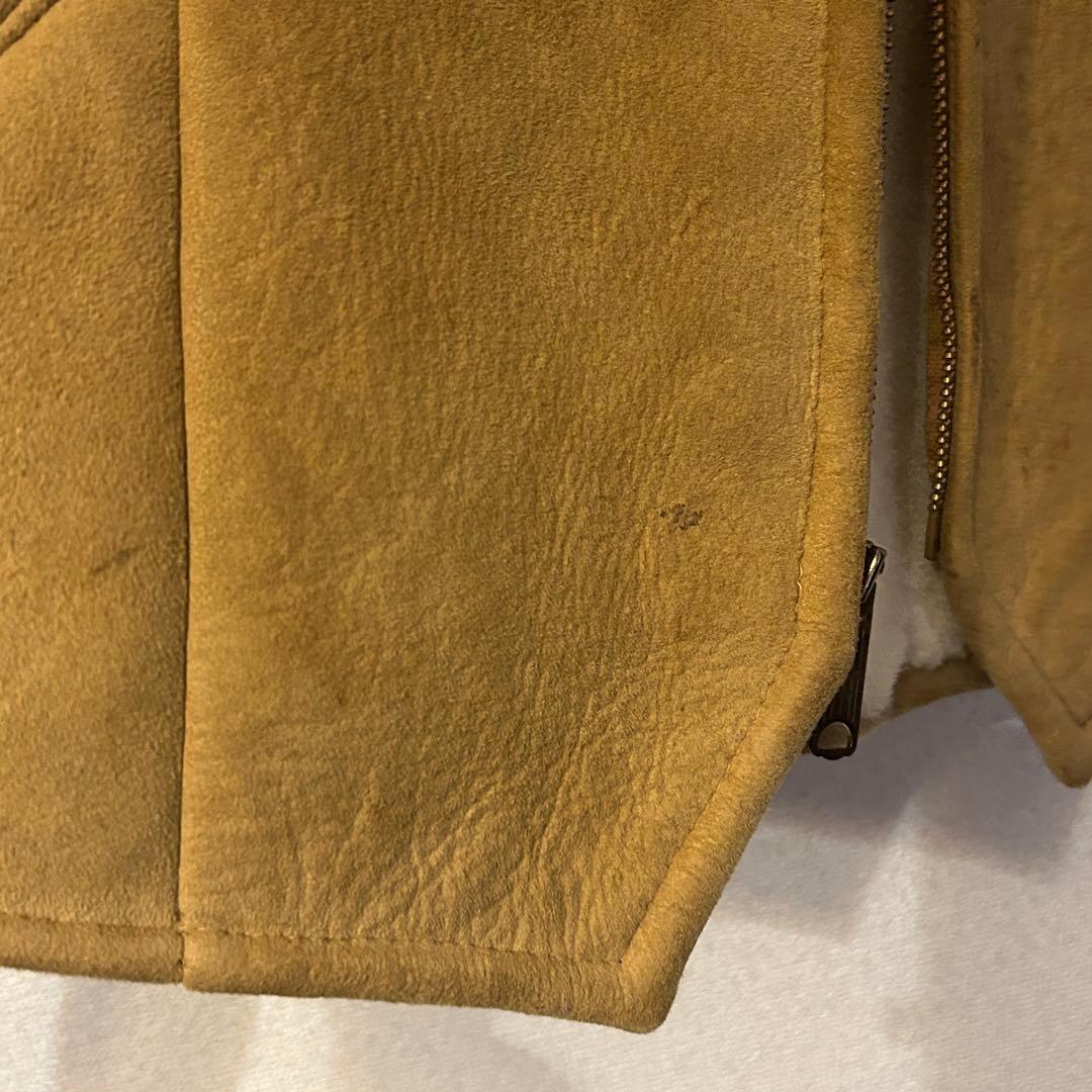 け*ん様 70s 80s レア 黒タグ eddie bauer ムートンベスト