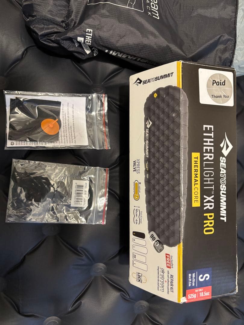 シートゥサミット イーサーライトXRプロマット スモール現行品R値7.4