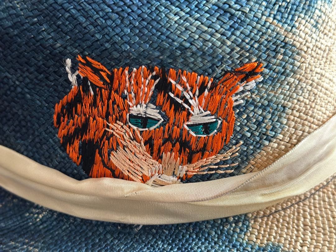 美品✨KAPITAL キャピタル　麦わら帽子　スーベニア刺繍