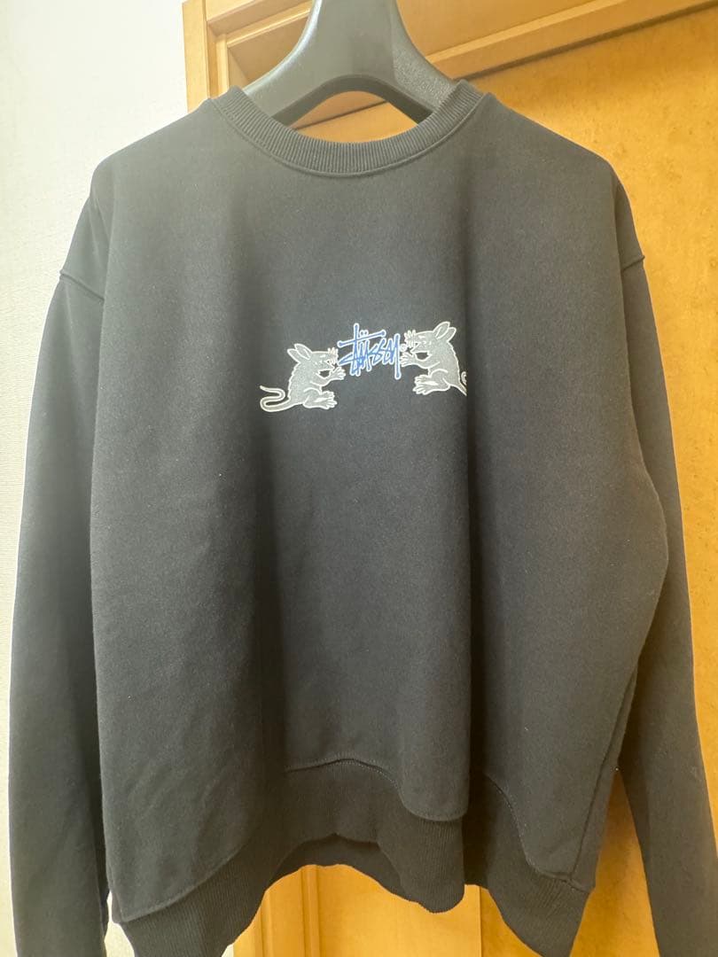 Stussy ブラック Lサイズ スウェット