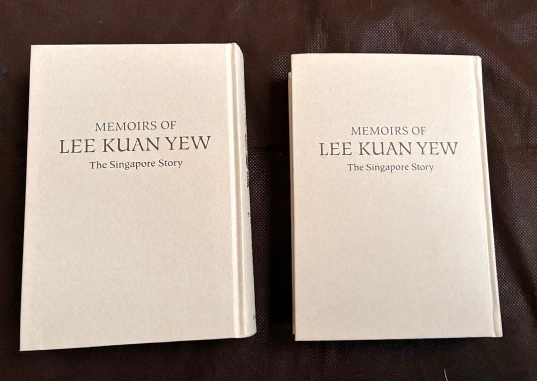 【即日発送】リー・クアンユー回顧録　上下セットザ・シンガポール・ストーリー・絶版