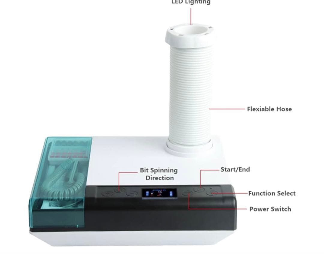ネイル集塵機電気グラインダー付60ラボジュエリーセラミック細工アート✨送料込み❣️