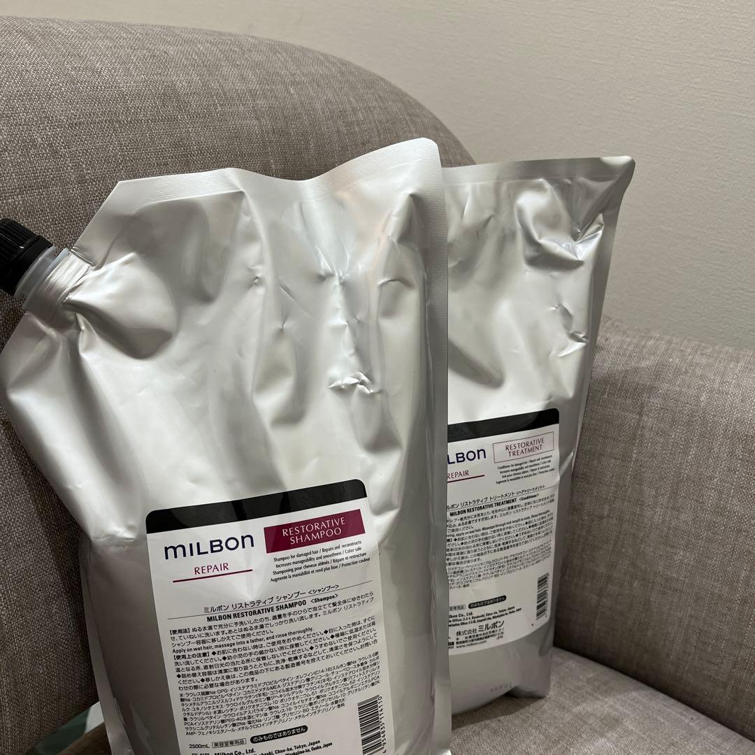 グローバルミルボン リペア　リストラティブシャンプー詰め替え　2.5L