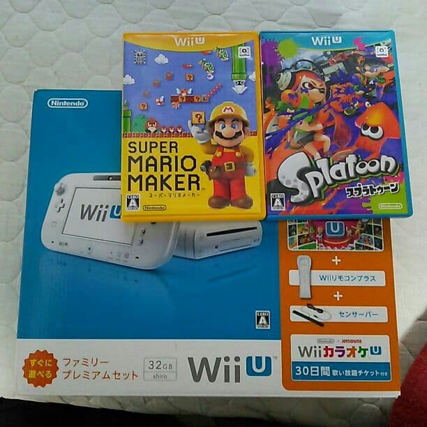 Wii Uプレミアムセット＋マリオメーカー、スプラトゥーン