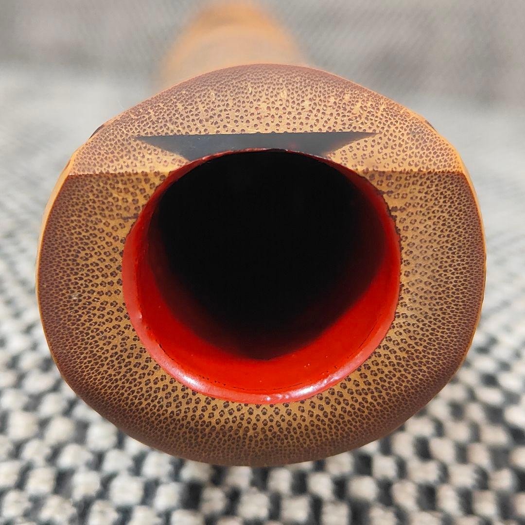 【琴古流】尺八【竹内史光】作 在銘 和楽器 時代物 史光銘 一尺六寸