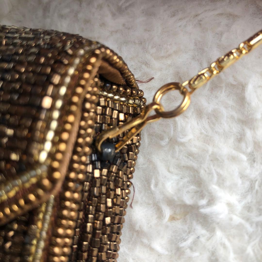 lumy はしもと ビーズ チェーンバック ショルダーバック　皇室御用達 貴重