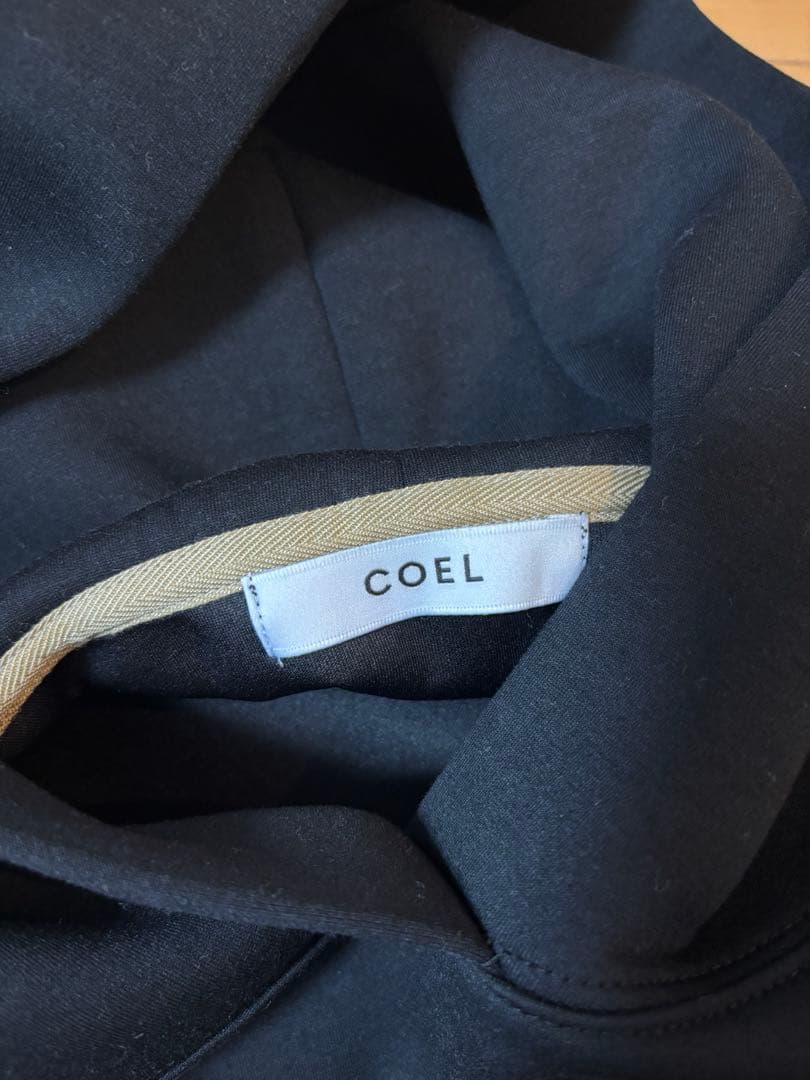 お値下！COELxDesafio バックロゴフーディ ブラック S