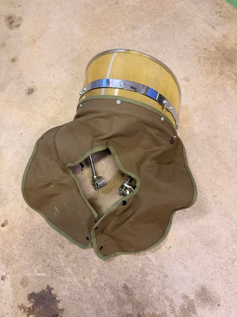 ショート風防　バイク用ウインドシールド カーキ