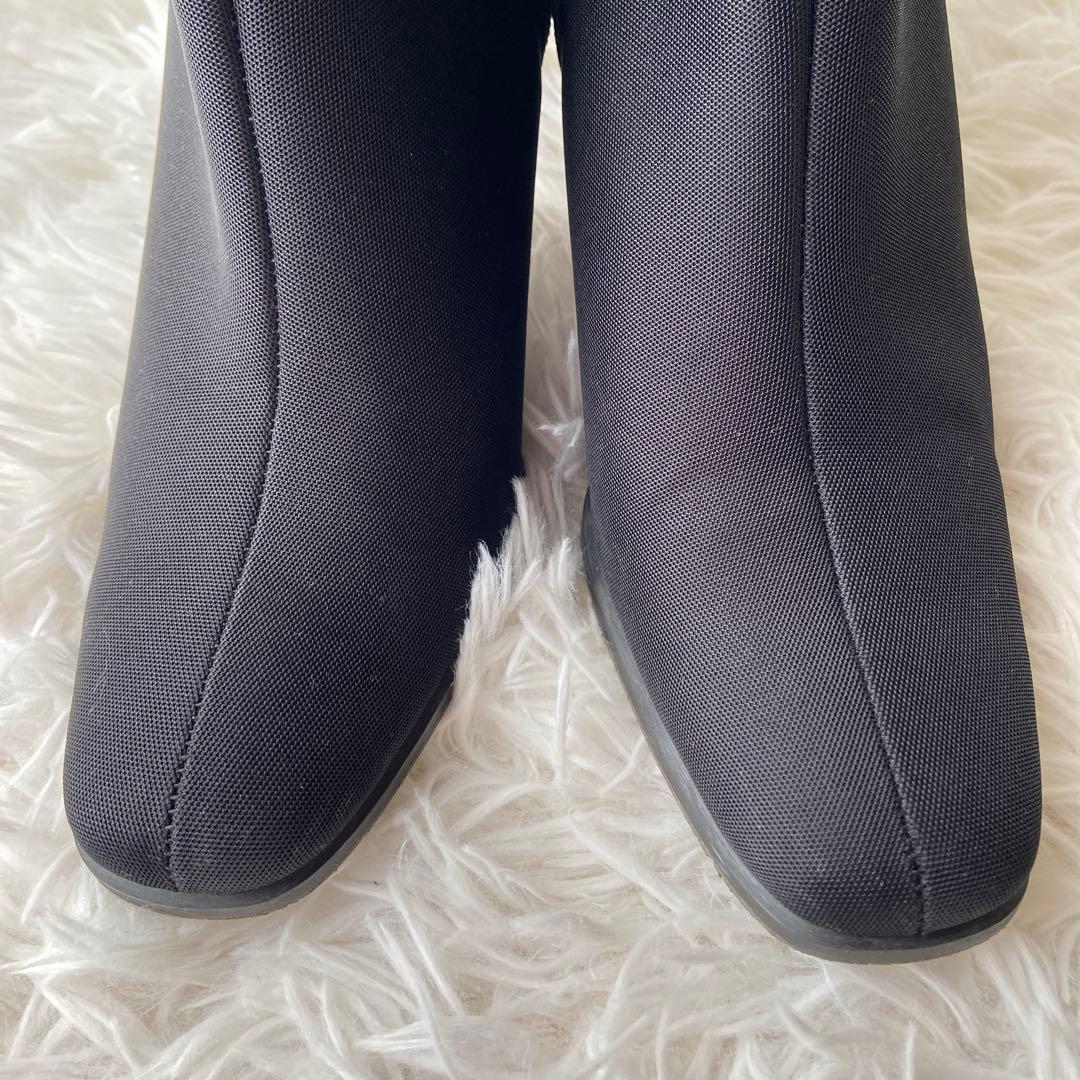 美品✨銀座かねまつ サイドジップ ブーツGORE-TEX ブラック 24cm