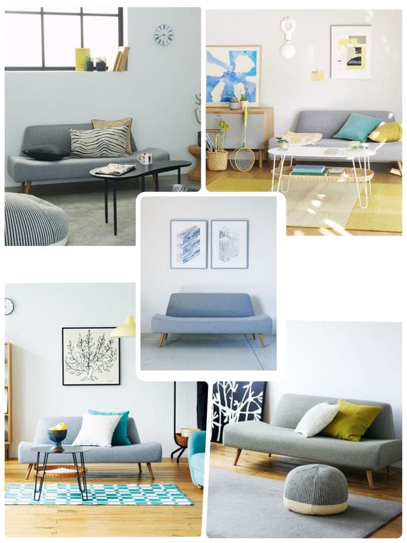 イデー アーオ ソファ IDEE AO SOFA グレー 2人掛け 無印 北欧