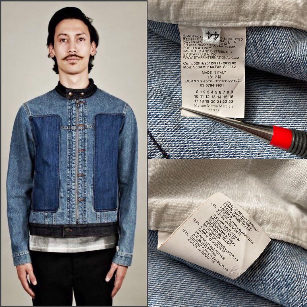 マルジェラ10 デニムライダース アーティザナル 12/aw