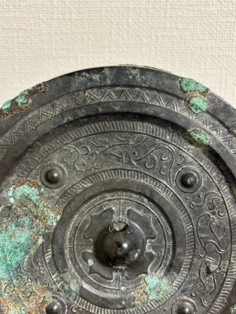 時代物　漢鏡　 銅鏡 唐物 古鏡　漢時代 中国美術 高麗　李朝