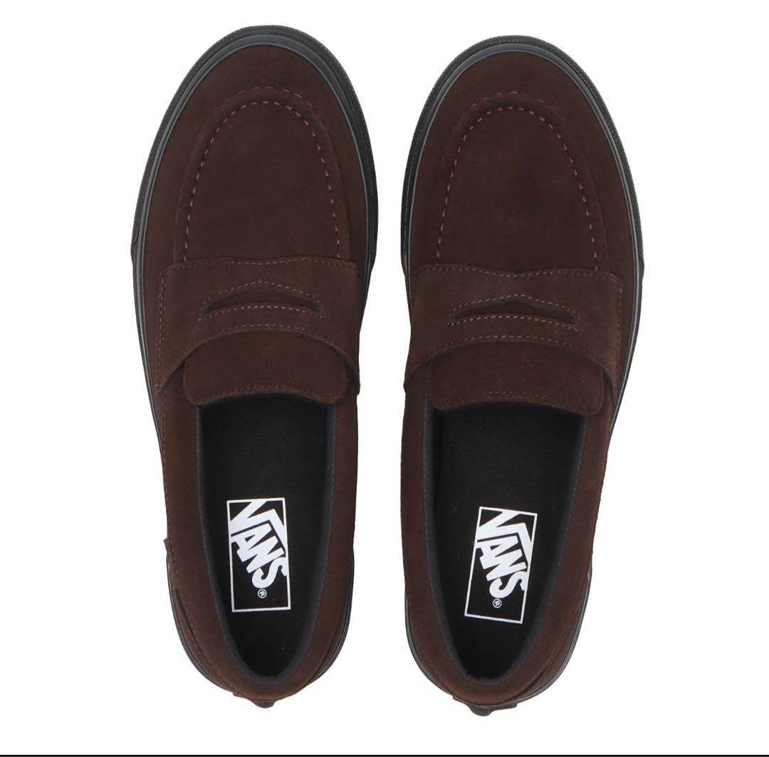 vans ローファー スエード　ブラウン　24.5