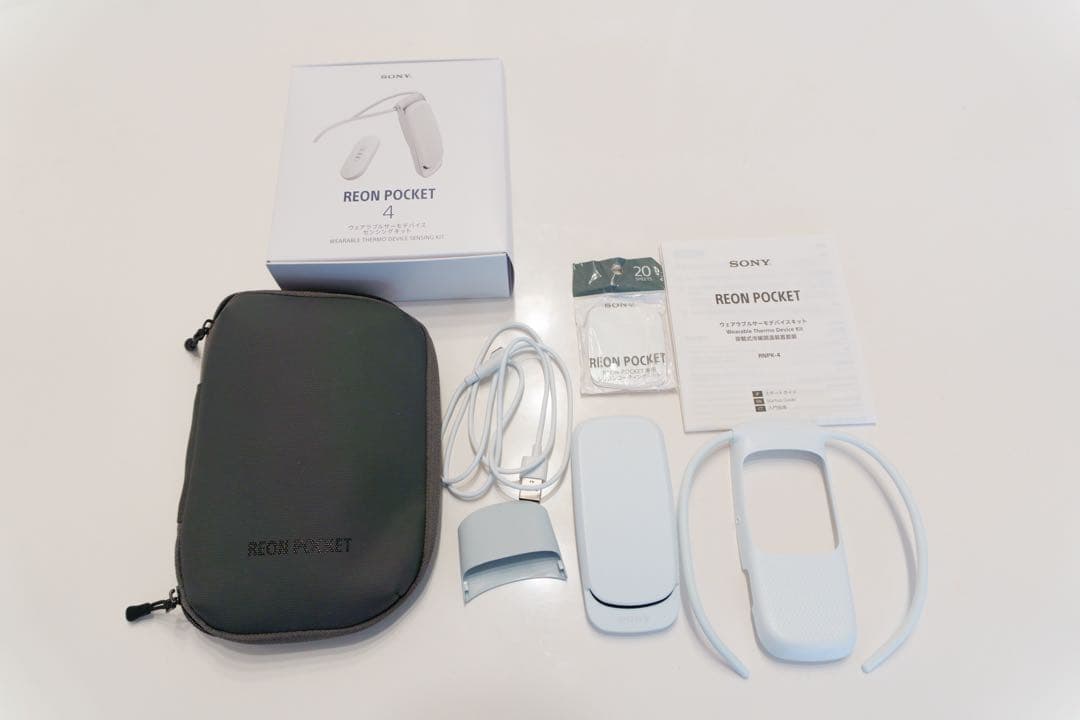 ソニー REON POCKET 4 本体・ケース・シート16枚付 RNPK-4