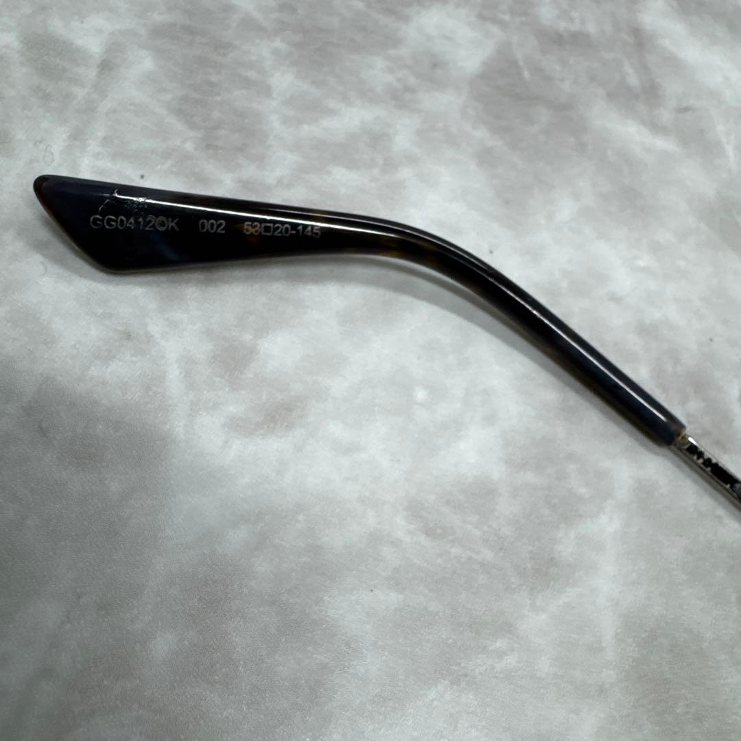 GUCCI グッチ 度付き眼鏡 ウェリントンメガネ GG4120OK