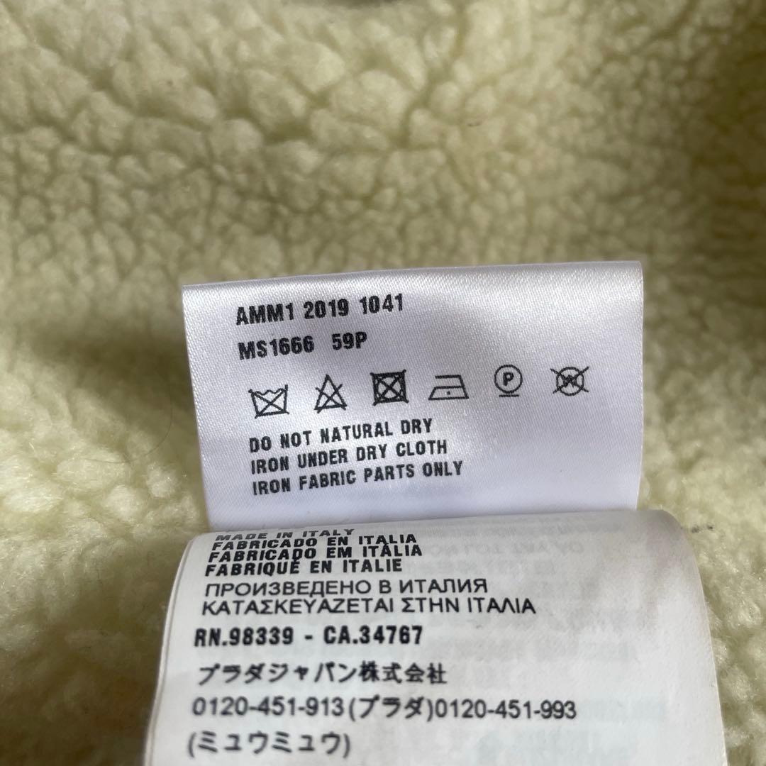 り*！様 2019AW MIUMIU モッズ　コート　ミリタリー　36 ミュウミ