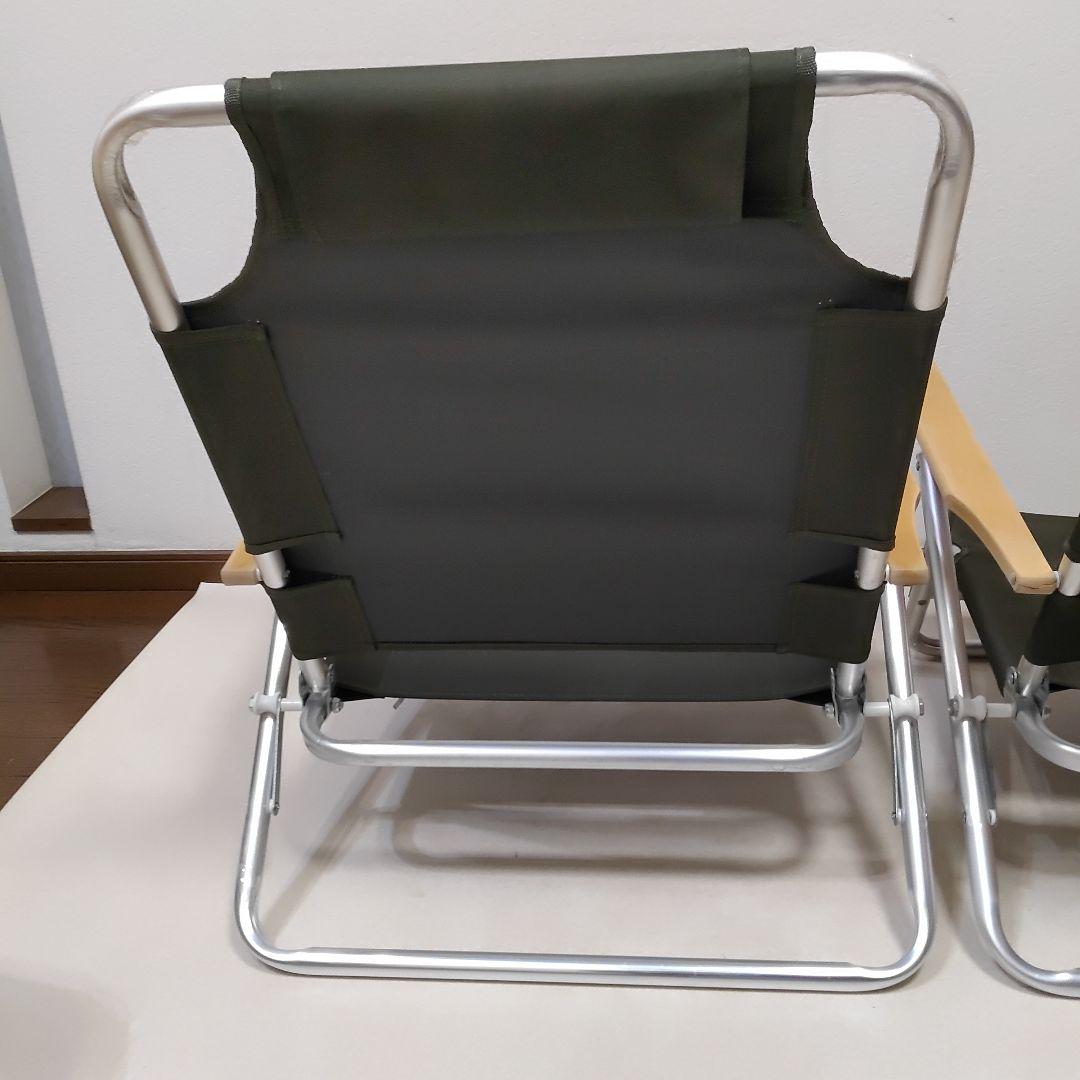 2脚セット Hilander 折りたたみリクライニングチェア ハイランダー