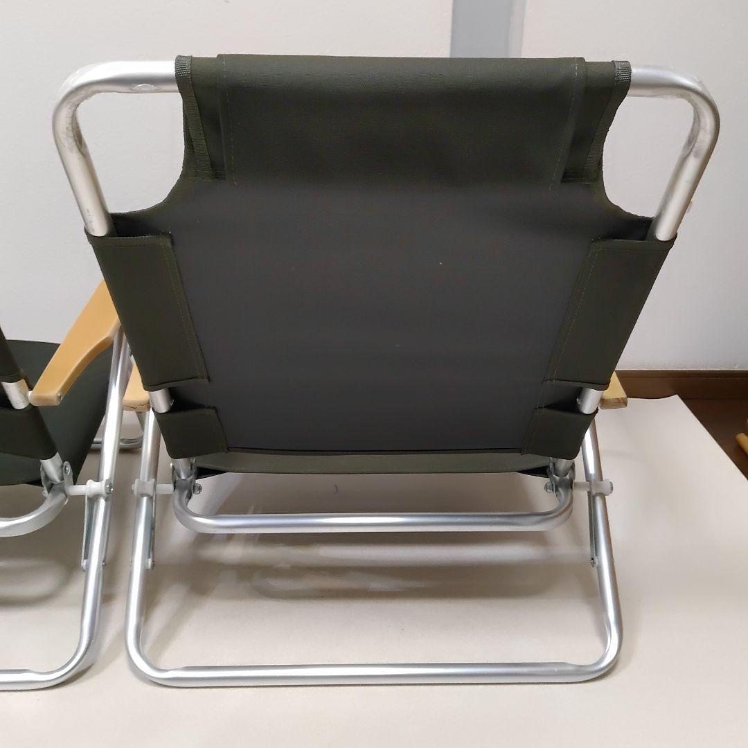 2脚セット Hilander 折りたたみリクライニングチェア ハイランダー