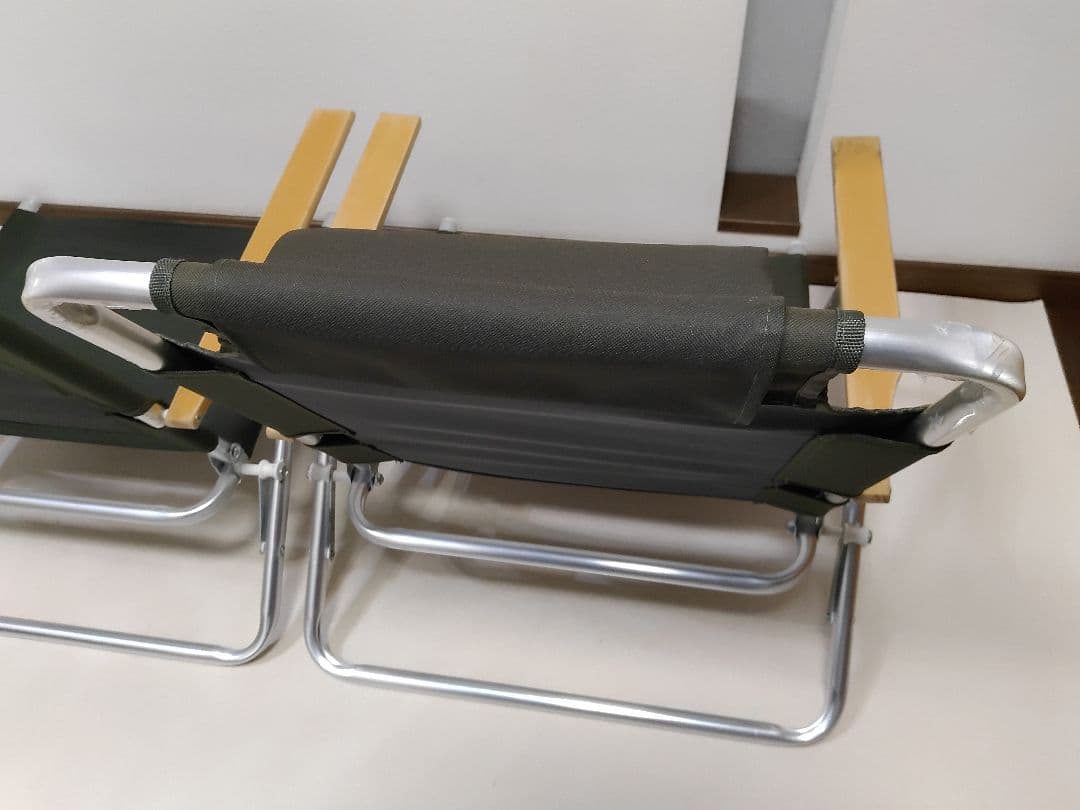 2脚セット Hilander 折りたたみリクライニングチェア ハイランダー