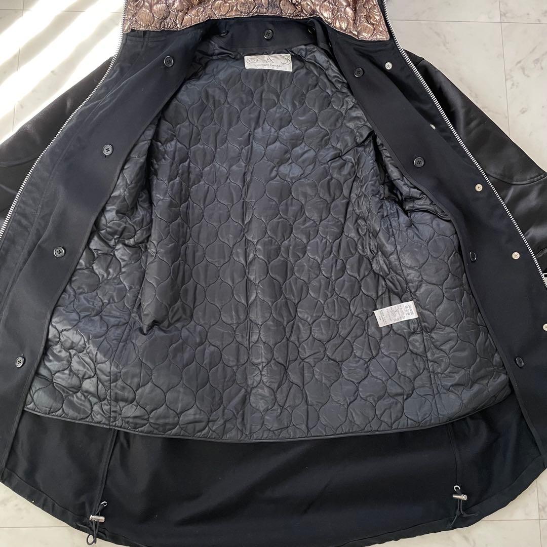 美品✨ツモリチサト アマモールモッズコート フォックスファー ライナー ブラック