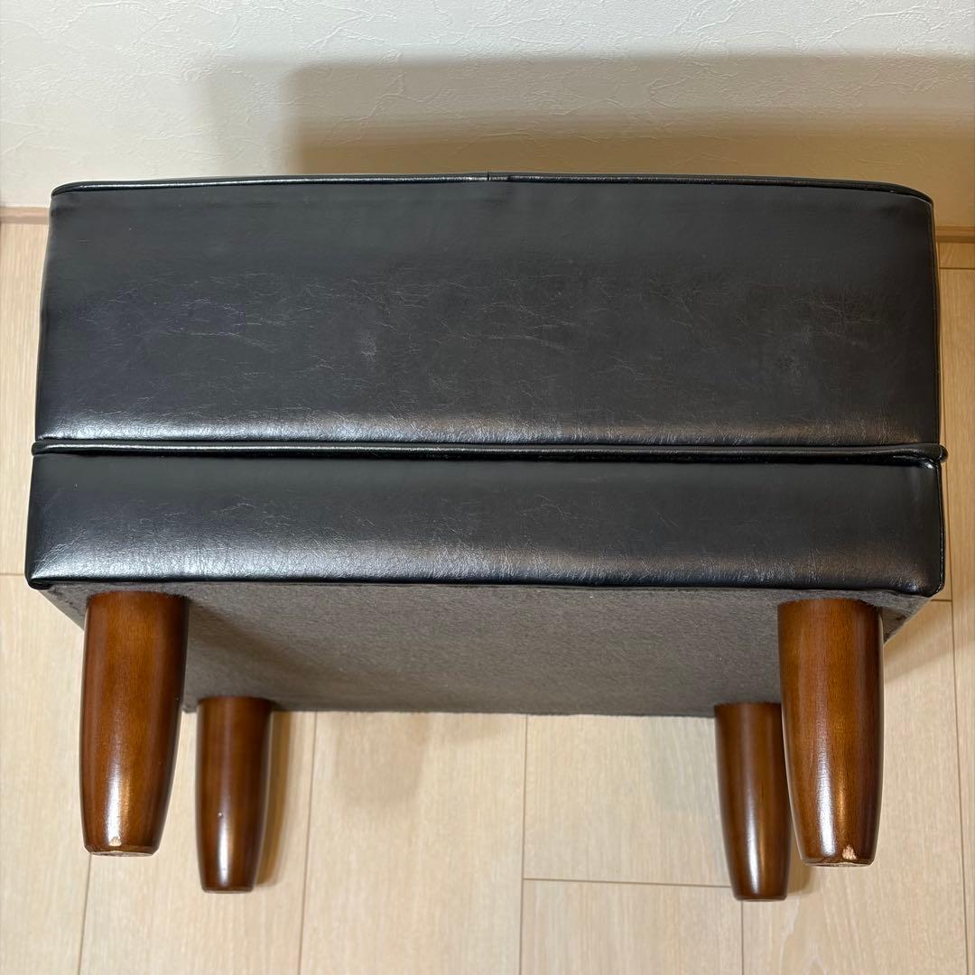 KARIMOKU60 カリモク　オットマン ブラック