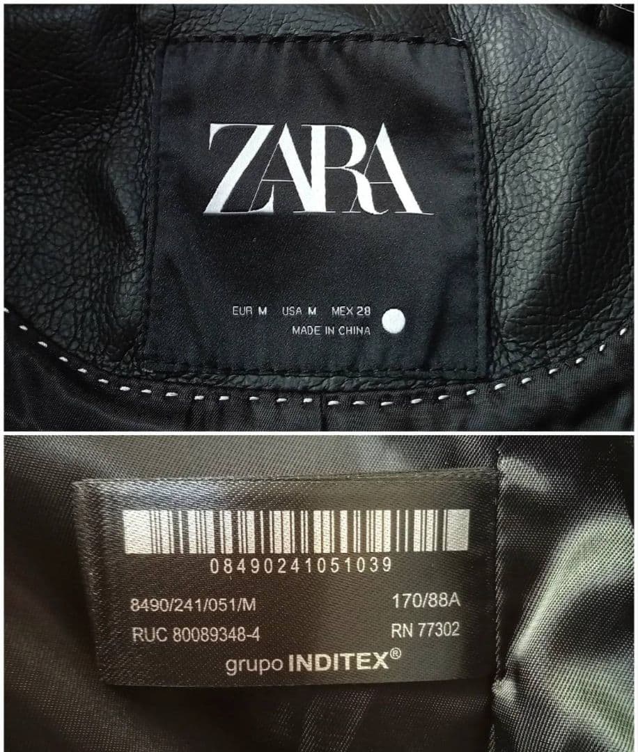 【極美品】ZARA レオパードフェイクファージャケット M　完売品