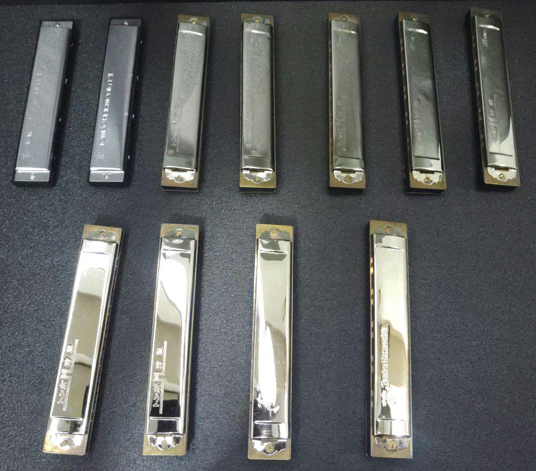 TOMBO ハーモニカ 11本セット