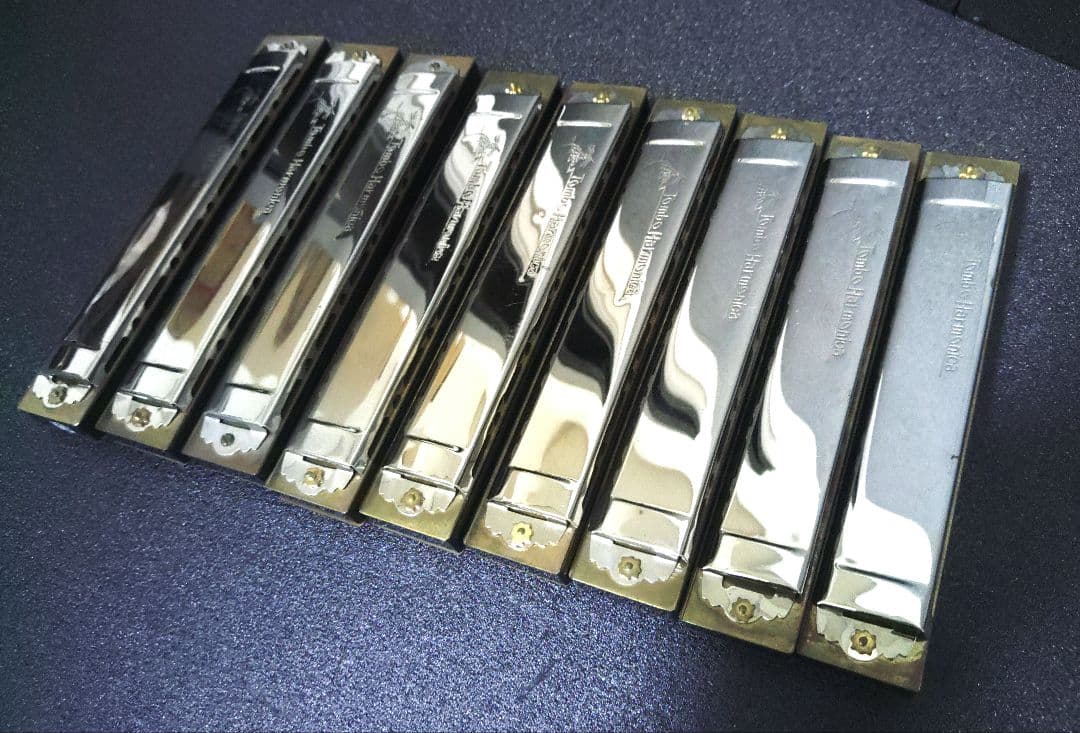 TOMBO ハーモニカ 11本セット