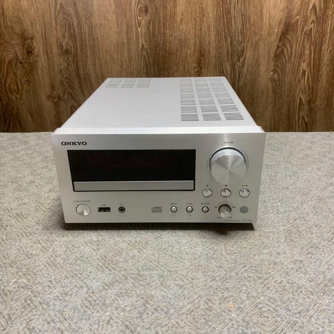 K743 ONKYO CR-555 CD ミニコンポ リモコン付き