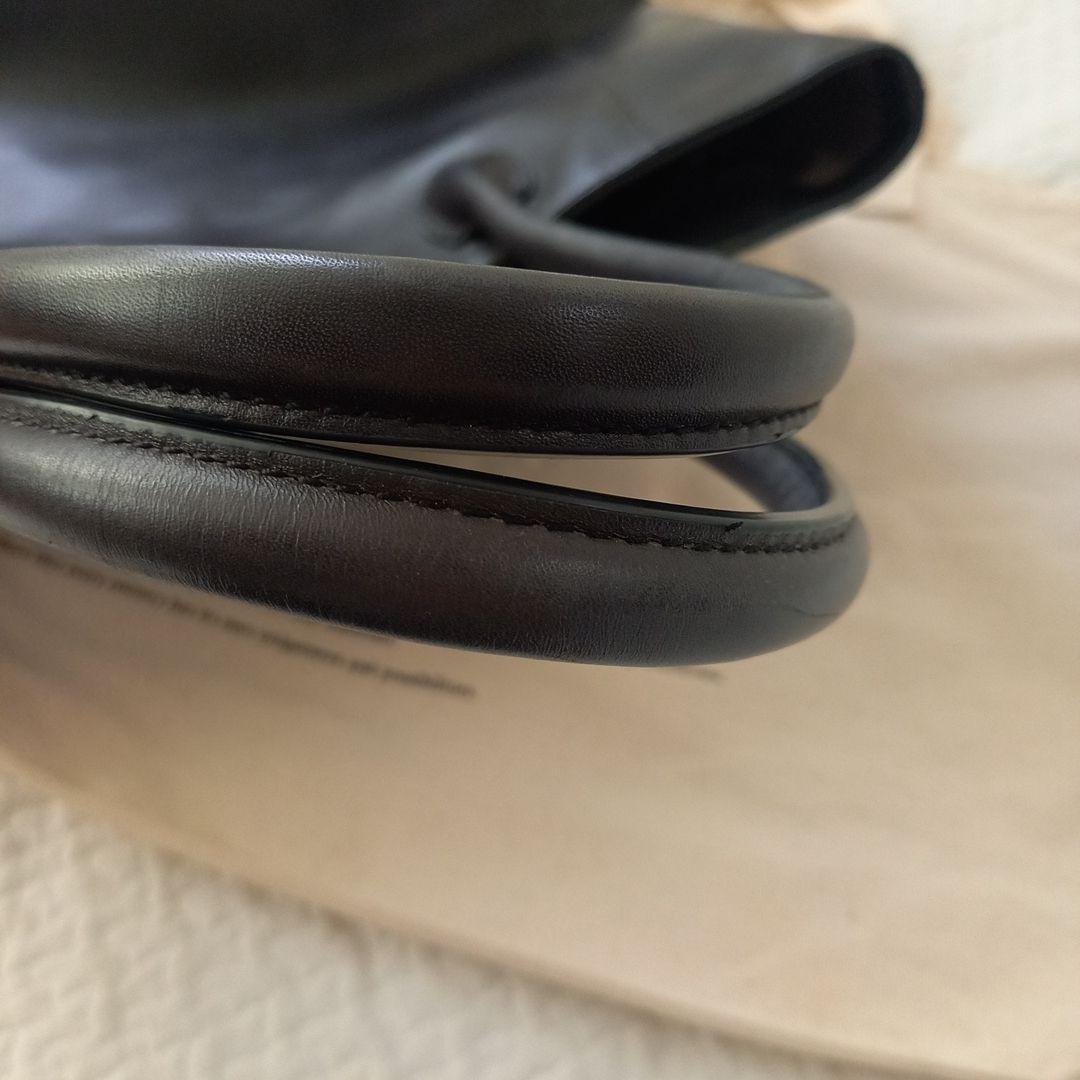 【保存バッグ付き☆】マザーハウス　アンティークボックストート　ブラック