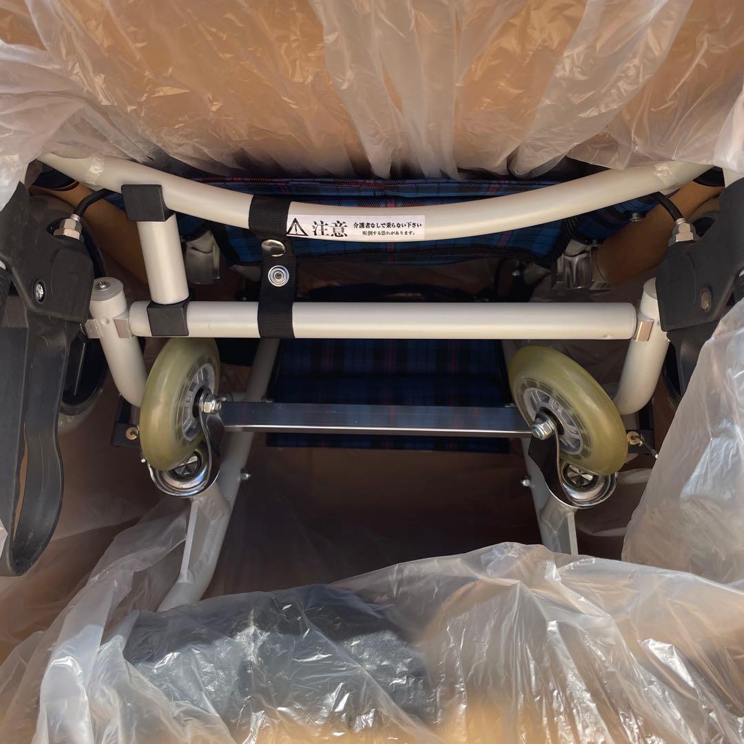 コンパクト車いす のっぴー NP-001BL 未使用 マキテック