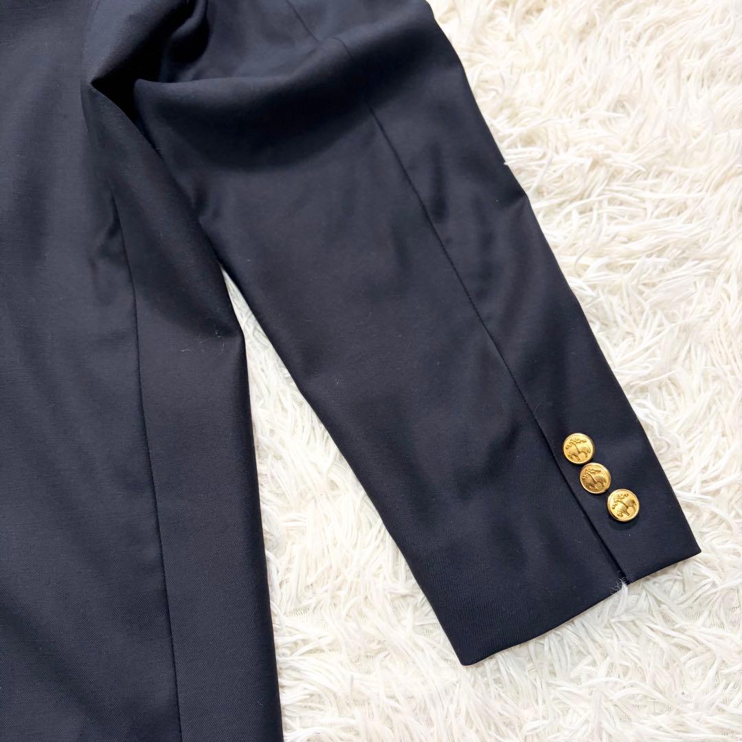 ✨美品✨高級感✨ブルックスブラザーズ×ロロピアーナ　紺ブレ　ブレザー　金ボタン