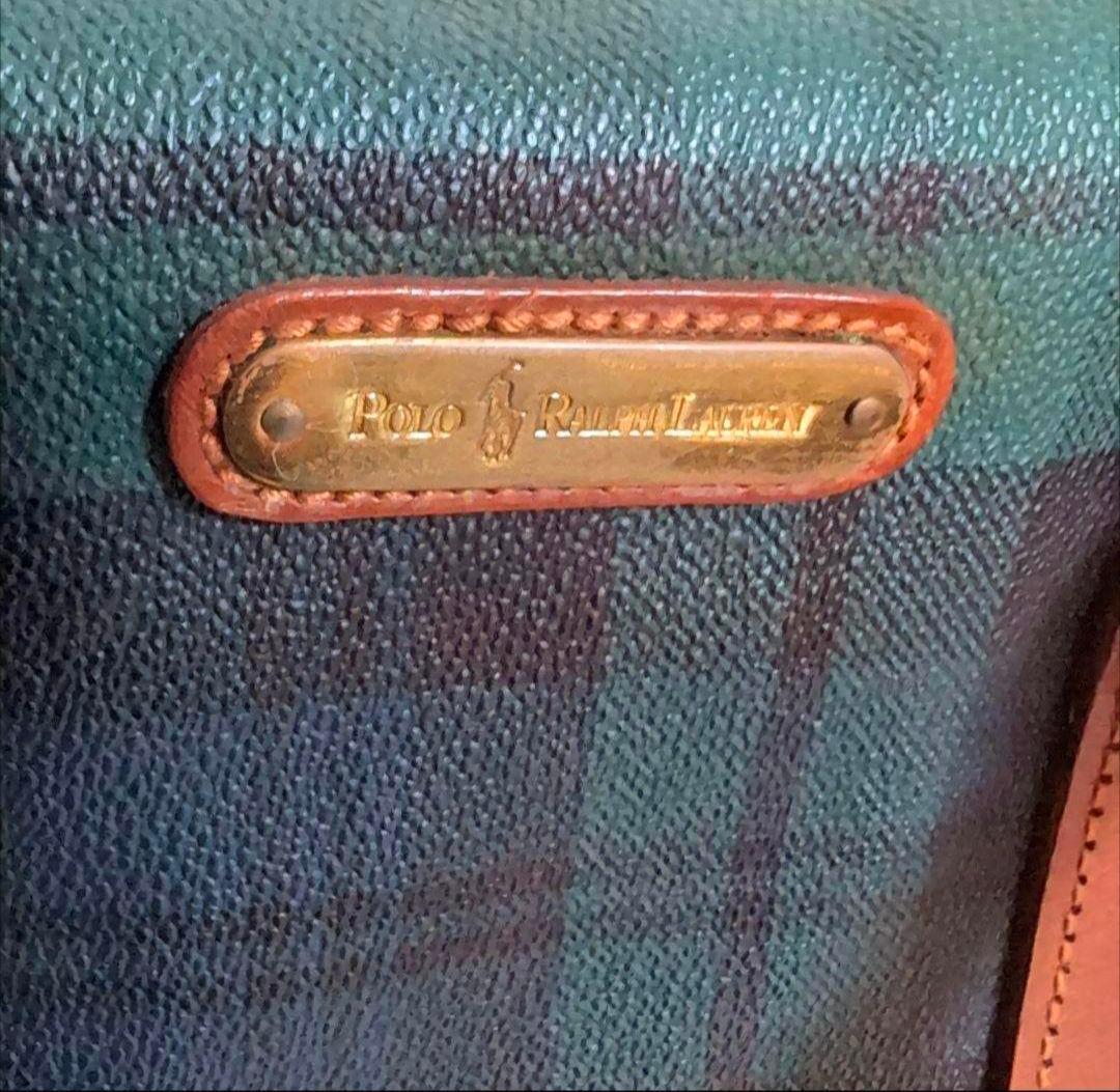 ea5 Polo Ralph Lauren チェック柄 ボストンバッグ