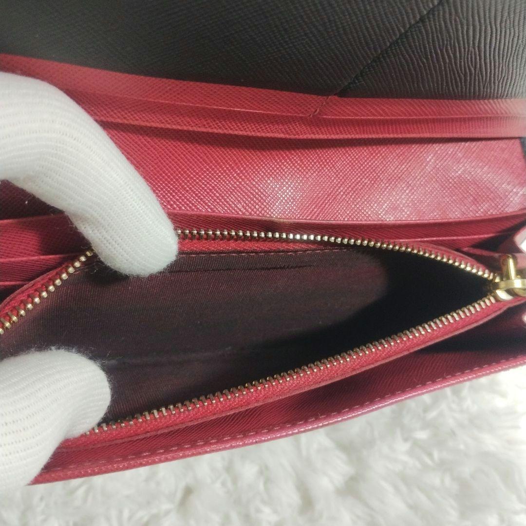 PRADA✨プラダ 長財布 サフィアーノ フィオッコ 黒 メタルロゴ リボン