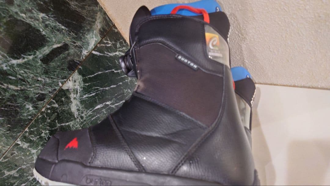 ＊BURTON スノーボードブーツ ボア ブラック/8／25　 24.5〜25