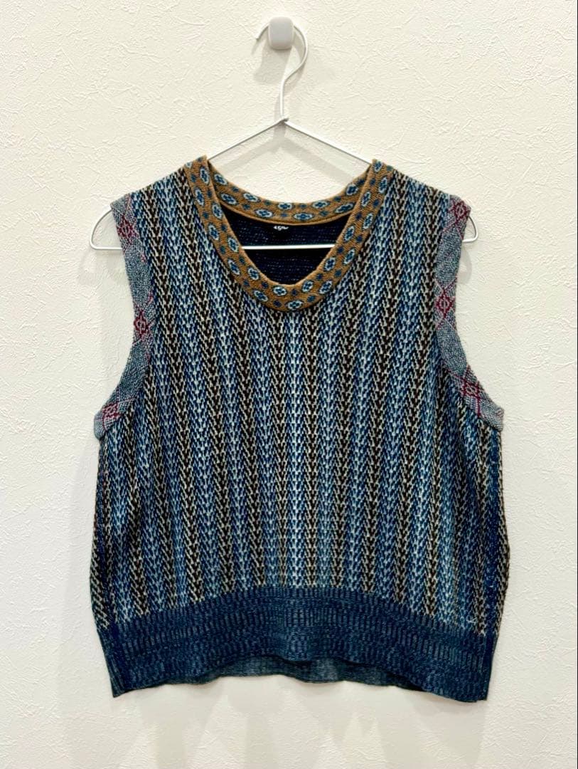 45R 綿ニット ベスト
