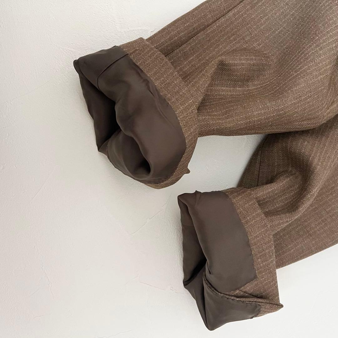 【美品】 AURALEE テーラードジャケット ウール ブラウン