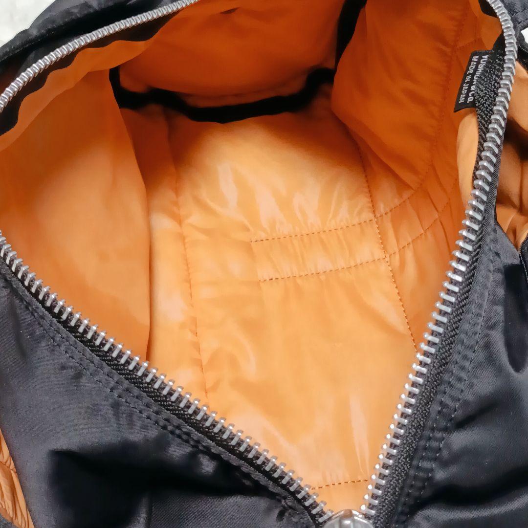 【美品】PORTER ポーター ミニボストン ドラムバッグ ブラック タンカー