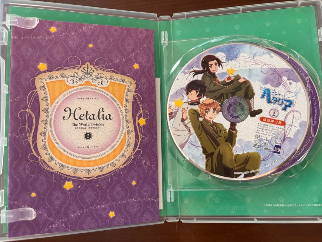 ヘタリア World Twinkle アニメDVDセット 特典CD 原作カード付