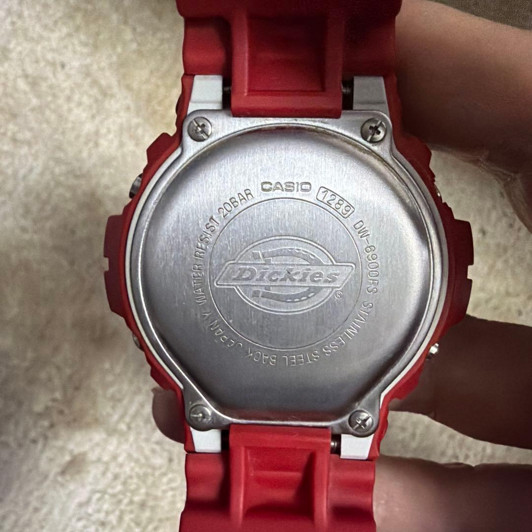 G-SHOCK×Dickiesコラボ 腕時計 レッド