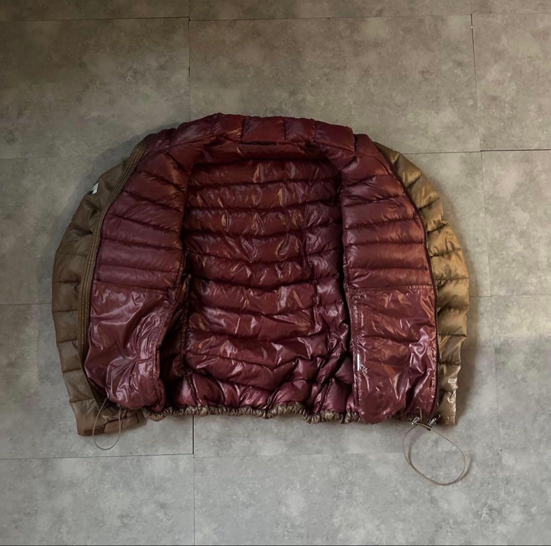 montbell スペリオダウン ブラウン ワインレッド