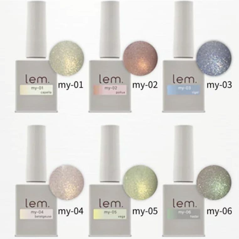 lem./レム/ミルキーマグジェル/くすみ/微粒子/グリッターラメ/6色/新品